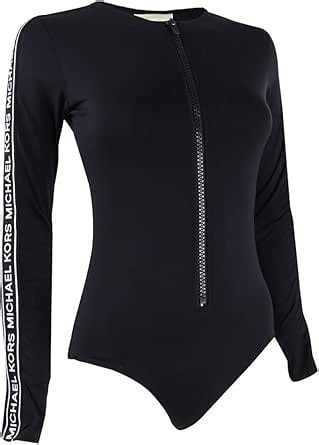 michael kors long sleeve bathing suit|michael kors lace up swimsuit.